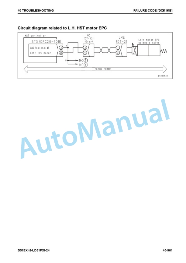 Komatsu D51EXi-24, D51PXi-24 Crawler Dozer Shop Manual KEBM662102 4 Komatsu D51EXi-24, D51PXi-24 Crawler Dozer Shop Manual KEBM662102 - Image 4