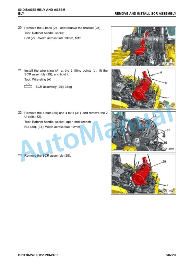 Komatsu D51EXi-24E0, D51PXi-24E0 Bull Dozer Shop Manual SEN06887-04 5 Komatsu D51EXi-24E0, D51PXi-24E0 Bull Dozer Shop Manual SEN06887-04 - Image 5