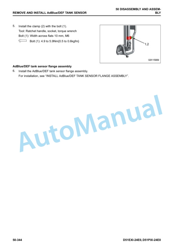 Komatsu D51EXi-24E0, D51PXi-24E0 Bull Dozer Shop Manual SEN06887-06 5 Komatsu D51EXi-24E0, D51PXi-24E0 Bull Dozer Shop Manual SEN06887-06 - Image 5