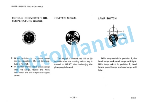 Alternative view of Komatsu D53A-16 Bull Dozer Operation and Maintenance Manual SEAM134B03