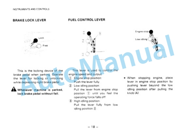 Alternative view of Komatsu D53A-17, D53P-17 Bull Dozer Operation and Maintenance Manual SEAM026300P