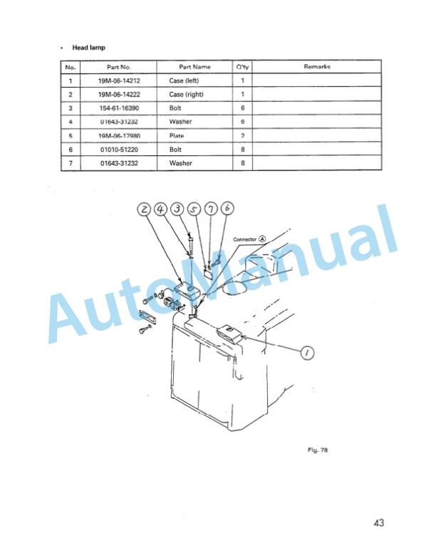 Komatsu D575A-2 Super Dozer Field Assembly Manual SEAW000500 5 Komatsu D575A-2 Super Dozer Field Assembly Manual SEAW000500 - Image 5