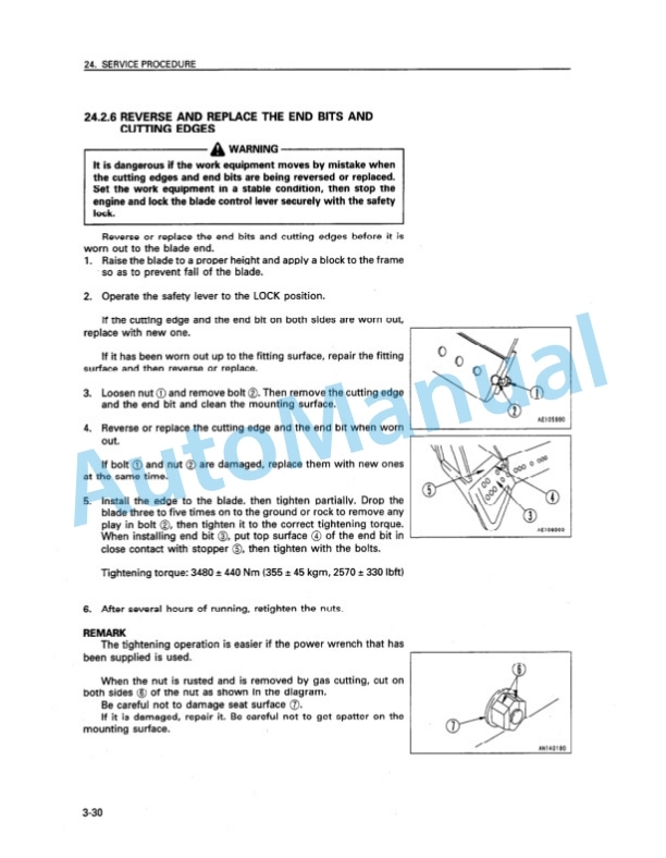 Komatsu D575A-2 Super Dozer Operation and Maintenance Manual SEAM007901 5 Komatsu D575A-2 Super Dozer Operation and Maintenance Manual SEAM007901 - Image 5