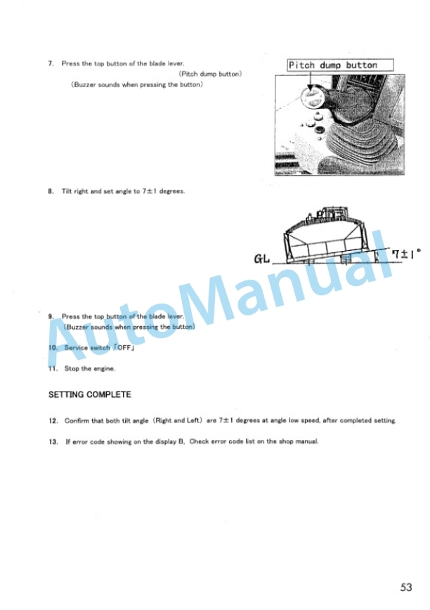 Komatsu D575A-3 Super Dozer Field Assembly Instruction SEAW002700 4 Komatsu D575A-3 Super Dozer Field Assembly Instruction SEAW002700 - Image 4