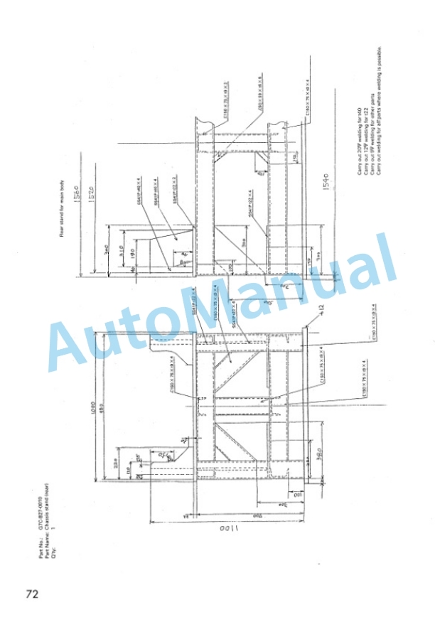 Komatsu D575A-3 Super Dozer Field Assembly Instruction SEAW002700 5 Komatsu D575A-3 Super Dozer Field Assembly Instruction SEAW002700 - Image 5