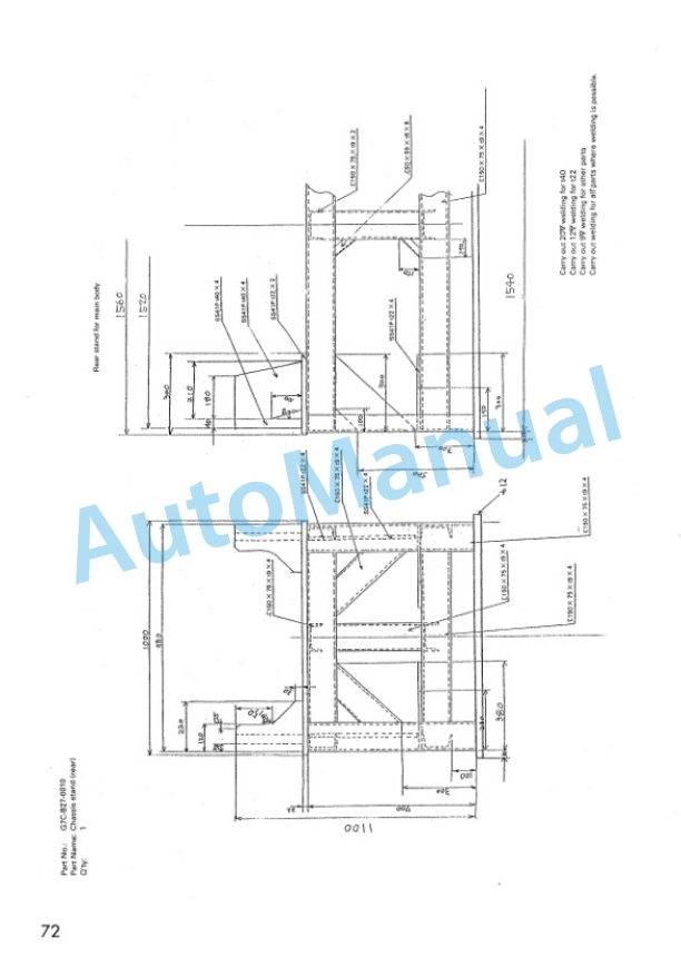 Komatsu D575A-3 Super Dozer Field Assembly Manual SEAWD02700 5 Komatsu D575A-3 Super Dozer Field Assembly Manual SEAWD02700 - Image 5