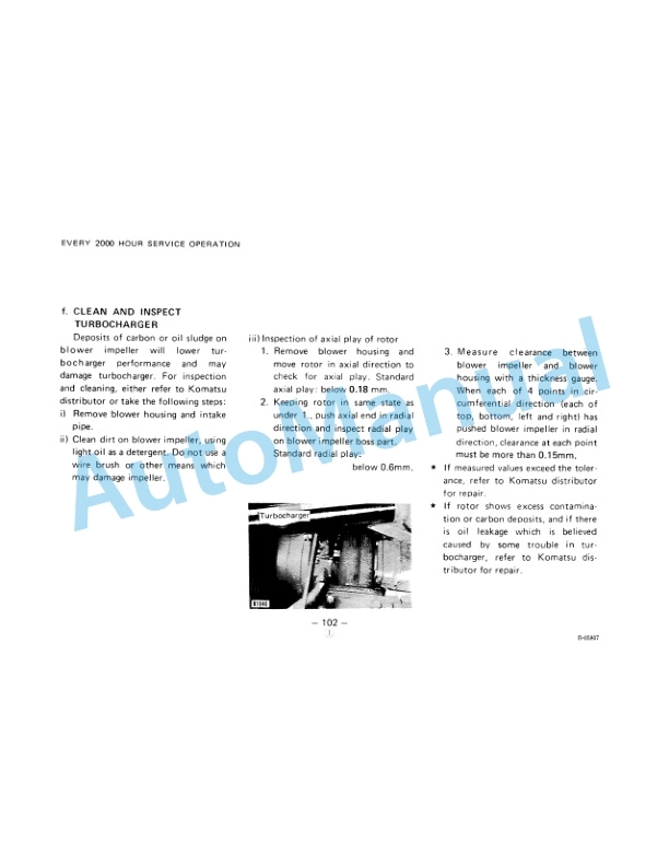 Komatsu D57S-1 Dozer Shovel Operation and Maintenance Manual SEAM135A01-5