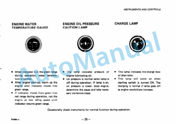 Alternative view of Komatsu D57S-1 Dozer Shovel Operation and Maintenance Manual SEAM135A04
