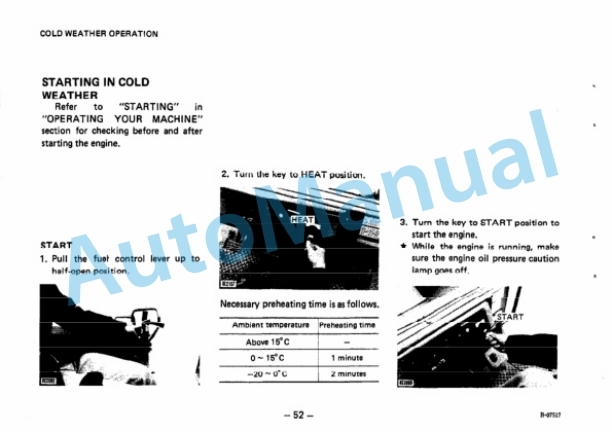 Komatsu D57S-1 Dozer Shovel Operation and Maintenance Manual SEAM135A04 3 Komatsu D57S-1 Dozer Shovel Operation and Maintenance Manual SEAM135A04 - Image 3