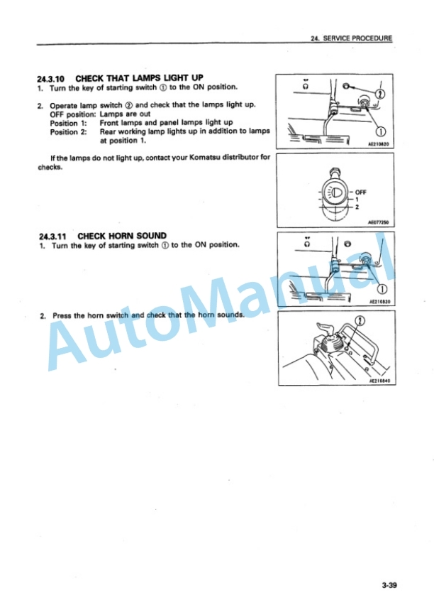Komatsu D58E-1B, D58P-1B Bull Dozer Operation and Maintenance Manual SEAM010601 5 Komatsu D58E-1B, D58P-1B Bull Dozer Operation and Maintenance Manual SEAM010601 - Image 5