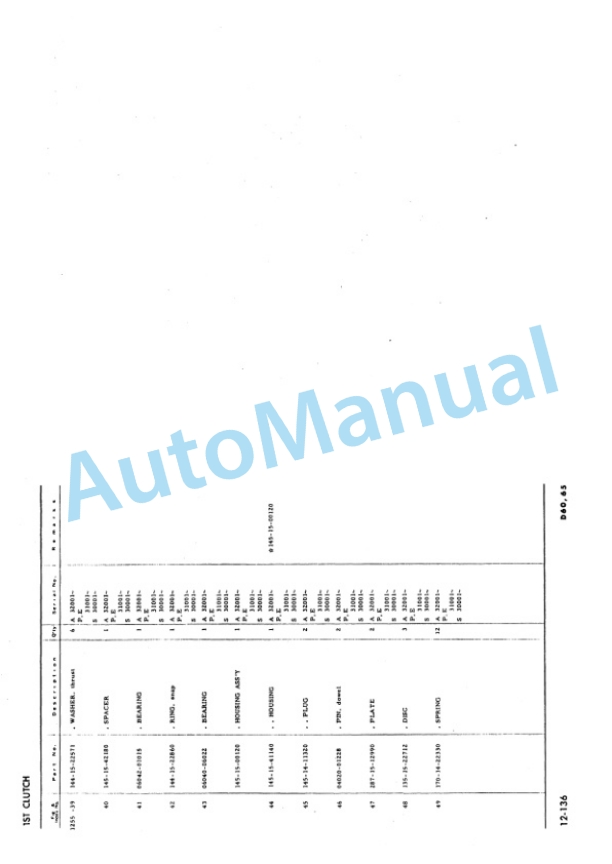 Komatsu D60A-6, D60P-6, D60PL-6, D60E-6, D65A-6, D65P-6, D65E-6 Bulldozer Parts Manual PEPB01440620 3 Komatsu D60A-6, D60P-6, D60PL-6, D60E-6, D65A-6, D65P-6, D65E-6 Bulldozer Parts Manual PEPB01440620-3
