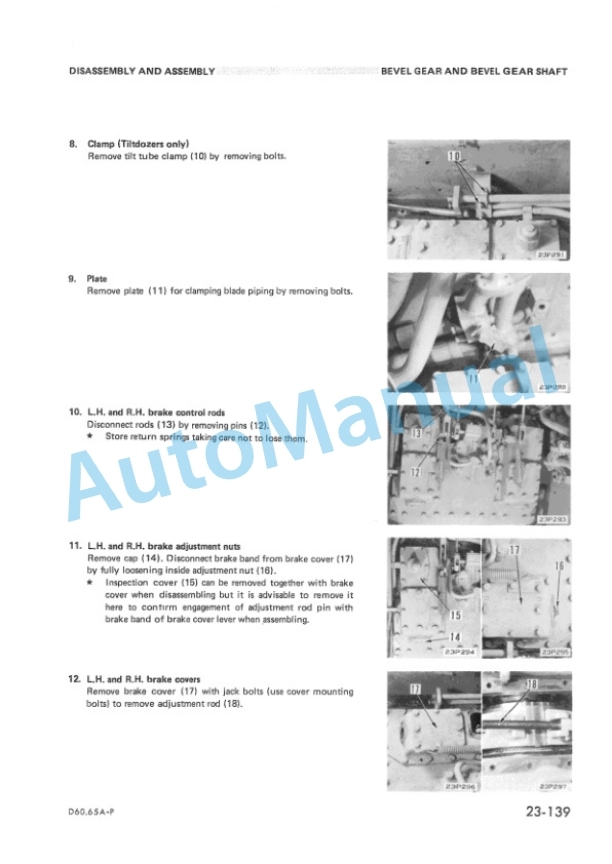Komatsu D60A-6, D60P-6, D65A-6, D65P-6 Bull Dozer Shop Manual SEBM0144B01 4 Komatsu D60A-6, D60P-6, D65A-6, D65P-6 Bull Dozer Shop Manual SEBM0144B01-4