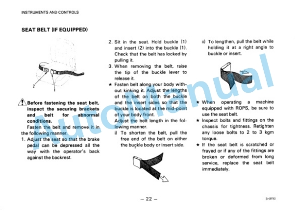 Alternative view of Komatsu D60A-8, D60E-8, D60P-8, D60PL-8 Bull Dozer Operation and Maintenance Manual SEAM01410804