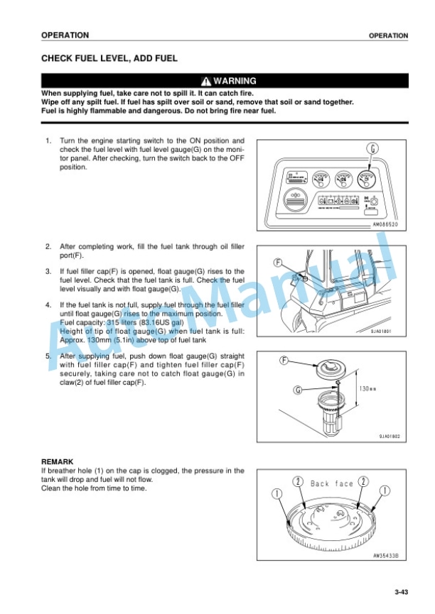 Komatsu D61EX-12, D61PX-12 Bull Dozer Operation and Maintenance Manual SEAM035002T 3 Komatsu D61EX-12, D61PX-12 Bull Dozer Operation and Maintenance Manual SEAM035002T - Image 3