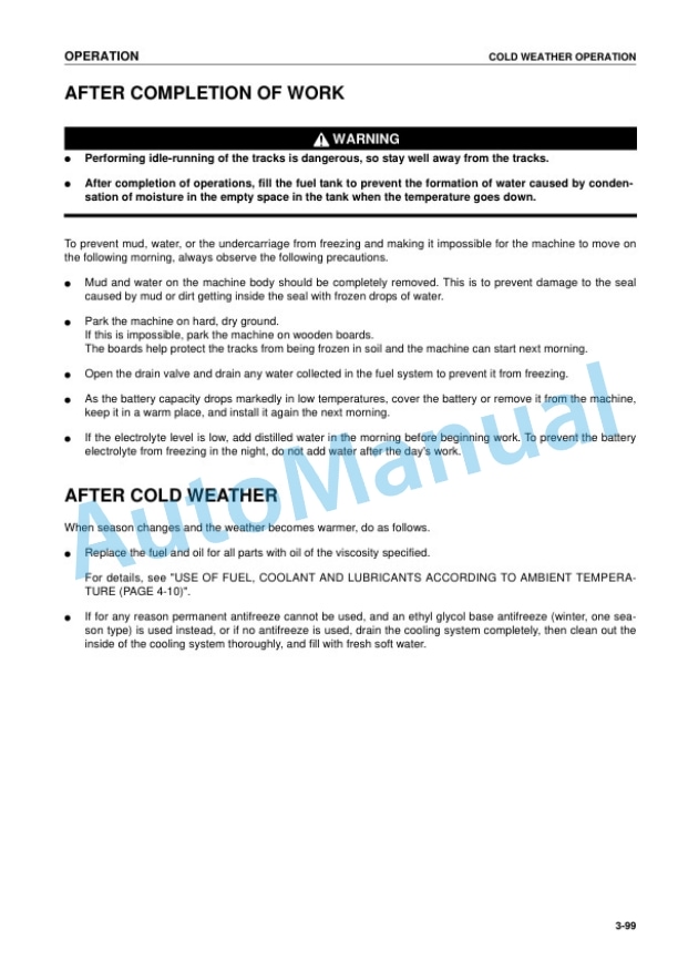 Komatsu D61EX-12, D61PX-12 Bull Dozer Operation and Maintenance Manual SEAM035003T 4 Komatsu D61EX-12, D61PX-12 Bull Dozer Operation and Maintenance Manual SEAM035003T - Image 4