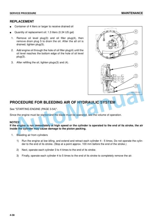 Komatsu D61EX-12, D61PX-12 Bull Dozer Operation and Maintenance Manual SEAM035003T 5 Komatsu D61EX-12, D61PX-12 Bull Dozer Operation and Maintenance Manual SEAM035003T - Image 5