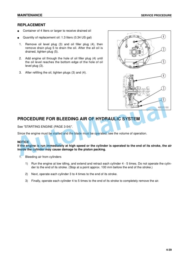 Komatsu D61EX-12, D61PX-12 Bull Dozer Operation and Maintenance Manual SEAM035004T 5 Komatsu D61EX-12, D61PX-12 Bull Dozer Operation and Maintenance Manual SEAM035004T - Image 5