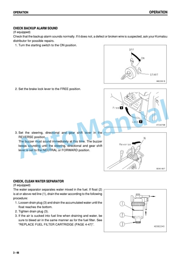 Komatsu D61EX-12, D61PX-12 Bull Dozer Operation and Maintenance Manual SEAM035006T 3 Komatsu D61EX-12, D61PX-12 Bull Dozer Operation and Maintenance Manual SEAM035006T - Image 3
