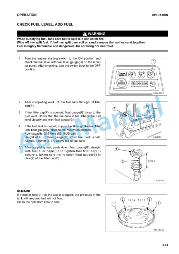 Komatsu D61EX-12, D61PX-12 Bull Dozer Operation and Maintenance Manual SEAM036200P 3 Komatsu D61EX-12, D61PX-12 Bull Dozer Operation and Maintenance Manual SEAM036200P - Image 3
