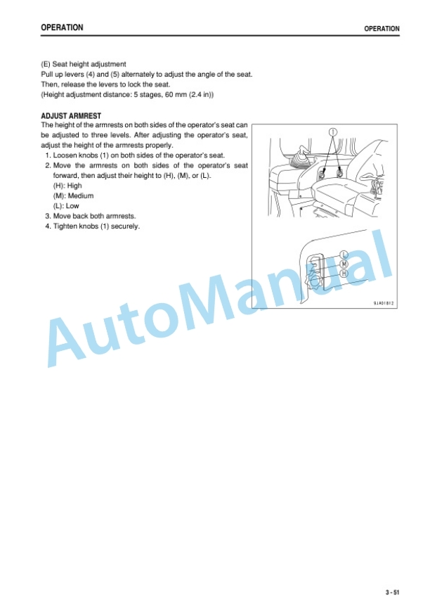 Komatsu D61EX-12, D61PX-12 Bull Dozer Operation and Maintenance Manual SEAM036205P 3 Komatsu D61EX-12, D61PX-12 Bull Dozer Operation and Maintenance Manual SEAM036205P - Image 3