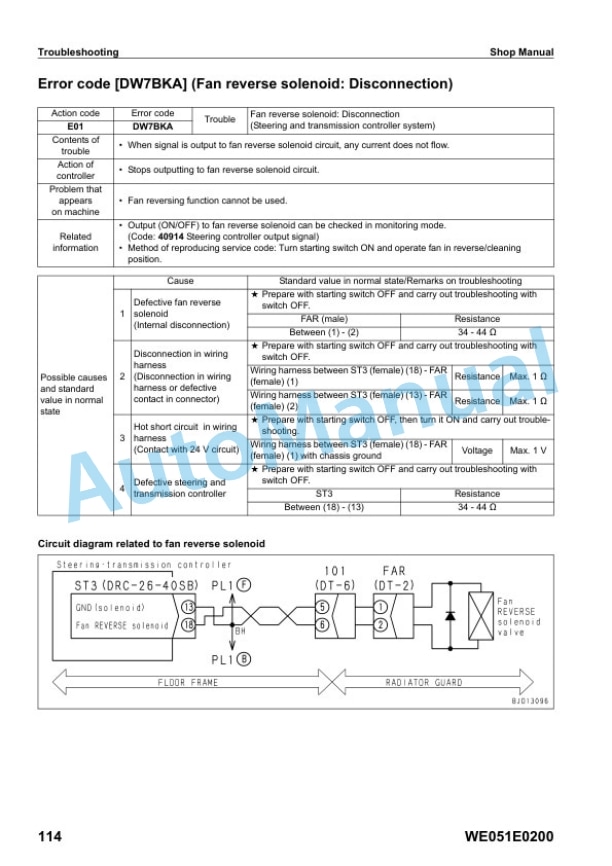 Komatsu D61EX-15, D61PX-15 Bull Dozer Shop Manual WE051Z0002 4 Komatsu D61EX-15, D61PX-15 Bull Dozer Shop Manual WE051Z0002 - Image 4