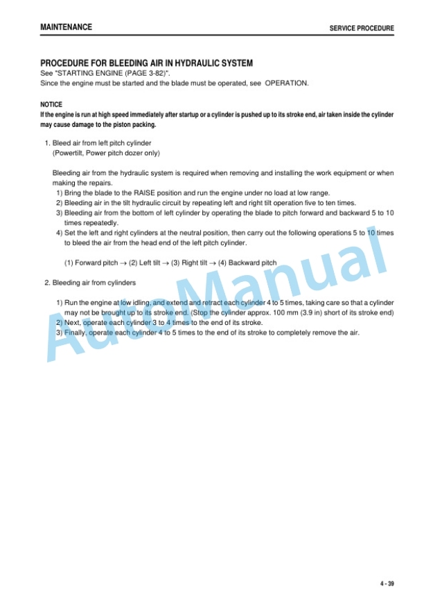 Komatsu D61EX-15, D61PX-15, D61WX-15 Galeo Bull Dozer Operation and Maintenance Manual PEN00016-00 5 Komatsu D61EX-15, D61PX-15, D61WX-15 Galeo Bull Dozer Operation and Maintenance Manual PEN00016-00 - Image 5