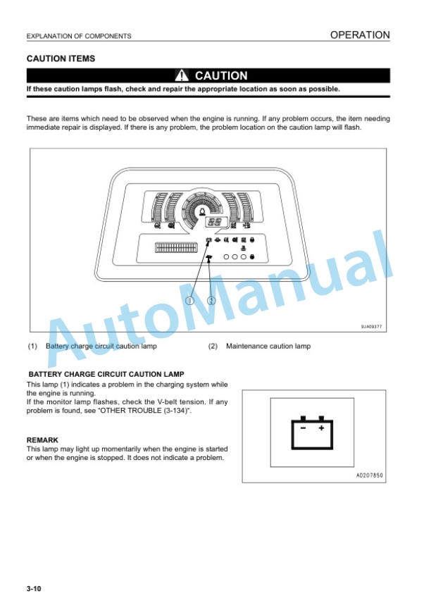 Alternative view of Komatsu D61EX-15E0, D61PX-15E0 Crawler Dozer Operation and Maintenance Manual KEAM019001T