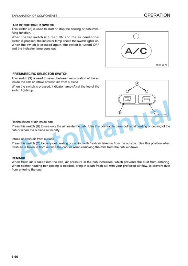 Komatsu D61EX-15E0, D61PX-15E0 Crawler Dozer Operation and Maintenance Manual KEAM019001T 3 Komatsu D61EX-15E0, D61PX-15E0 Crawler Dozer Operation and Maintenance Manual KEAM019001T - Image 3