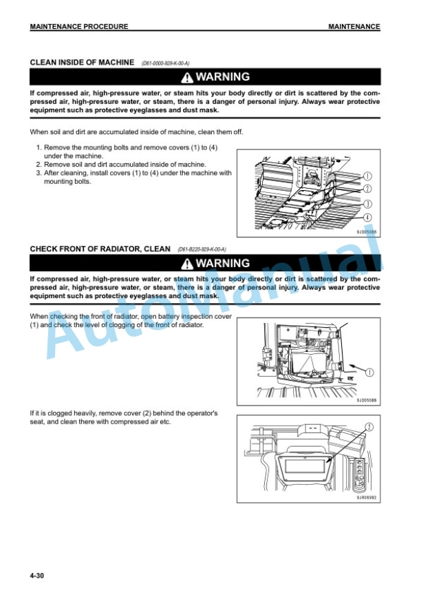 Komatsu D61EX-23, D61PX-23 Bull Dozer Operation and Maintenance Manual PEN00811-02 5 Komatsu D61EX-23, D61PX-23 Bull Dozer Operation and Maintenance Manual PEN00811-02 - Image 5