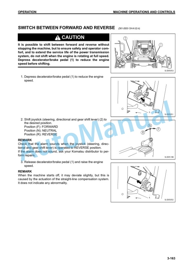 Komatsu D61EX-23, D61PX-23 Bull Dozer Operation and Maintenance Manual TEN00594-05 4 Komatsu D61EX-23, D61PX-23 Bull Dozer Operation and Maintenance Manual TEN00594-05 - Image 4