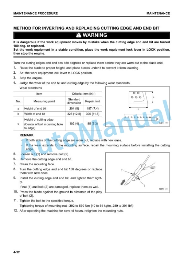 Komatsu D61EX-24, D61PX-24 Bull Dozer Operation and Maintenance Manual PEN01959-00 5 Komatsu D61EX-24, D61PX-24 Bull Dozer Operation and Maintenance Manual PEN01959-00 - Image 5