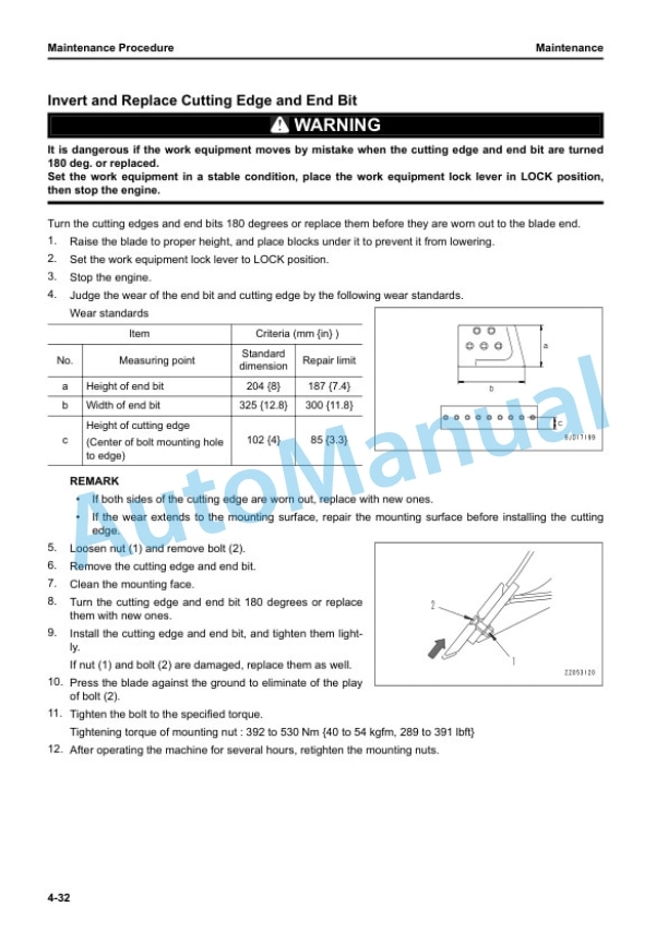Komatsu D61EX-24, D61PX-24 Bull Dozer Operation and Maintenance Manual PEN01959-01 5 Komatsu D61EX-24, D61PX-24 Bull Dozer Operation and Maintenance Manual PEN01959-01 - Image 5