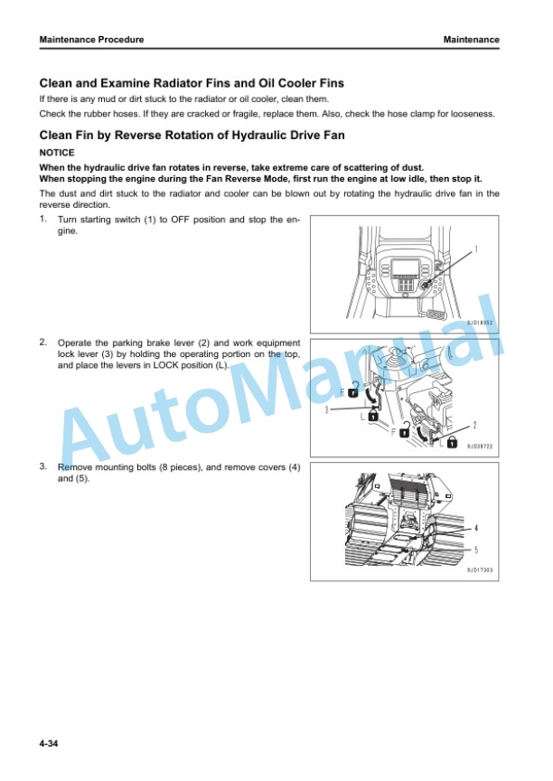 Komatsu D61EX-24, D61PX-24 Bull Dozer Operation and Maintenance Manual PEN01959-02 5 Komatsu D61EX-24, D61PX-24 Bull Dozer Operation and Maintenance Manual PEN01959-02 - Image 5