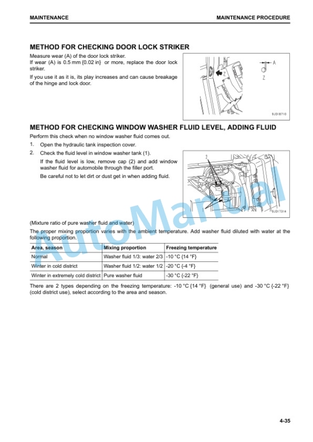 Komatsu D61EX-24, D61PX-24 Bull Dozer Operation and Maintenance Manual TEN00709-03 5 Komatsu D61EX-24, D61PX-24 Bull Dozer Operation and Maintenance Manual TEN00709-03 - Image 5