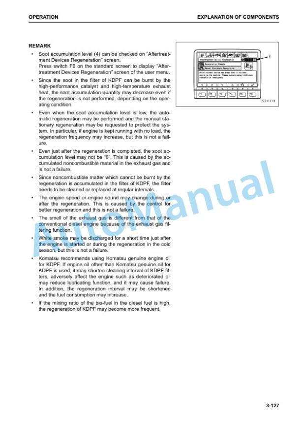 Komatsu D61EX-24, D61PX-24 Bull Dozer Operation and Maintenance Manual TEN00709-05 3 Komatsu D61EX-24, D61PX-24 Bull Dozer Operation and Maintenance Manual TEN00709-05 - Image 3