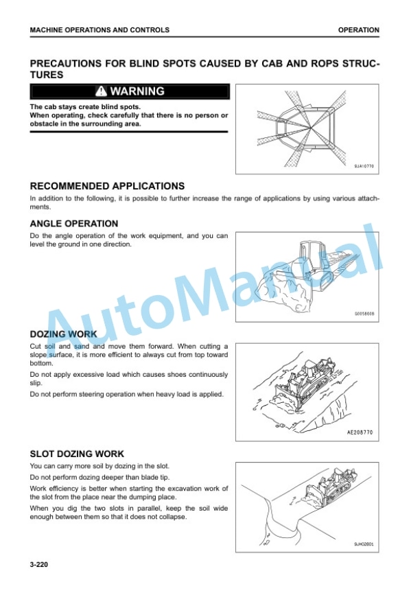 Komatsu D61EX-24, D61PX-24 Bull Dozer Operation and Maintenance Manual TEN00896-00 4 Komatsu D61EX-24, D61PX-24 Bull Dozer Operation and Maintenance Manual TEN00896-00 - Image 4