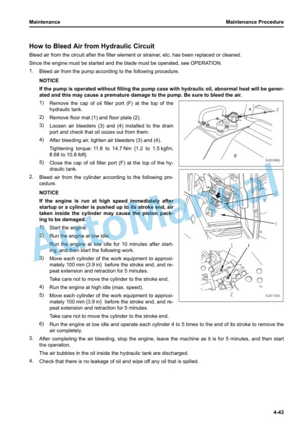 Komatsu D61EX-24, D61PX-24 Bull Dozer Operation and Maintenance Manual TEN00905-01 5 Komatsu D61EX-24, D61PX-24 Bull Dozer Operation and Maintenance Manual TEN00905-01 - Image 5