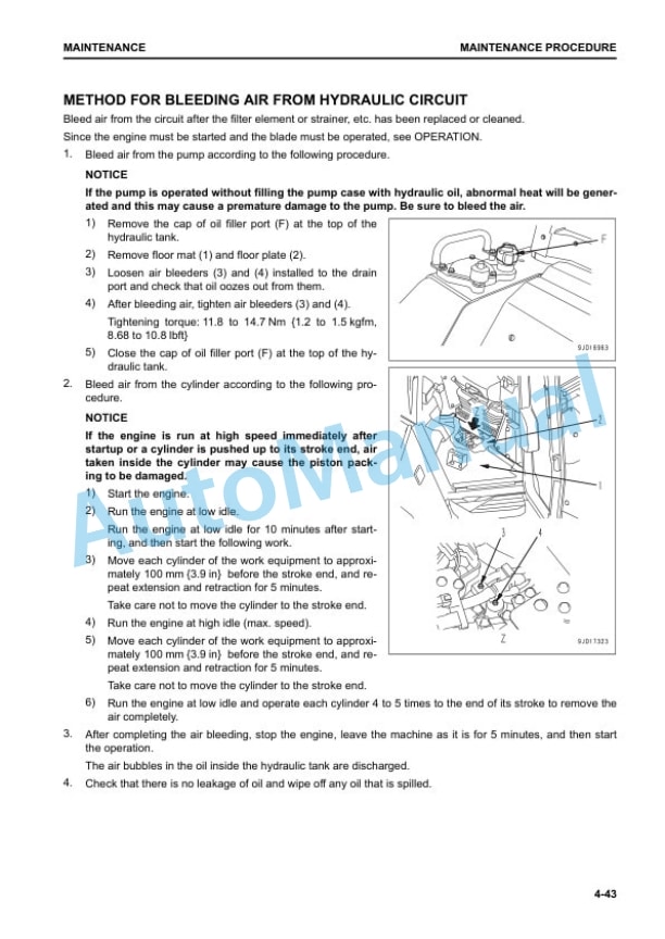 Komatsu D61EX-24, D61PX-24 Bull Dozer Operation and Maintenance Manual TEN00920-00 5 Komatsu D61EX-24, D61PX-24 Bull Dozer Operation and Maintenance Manual TEN00920-00 - Image 5