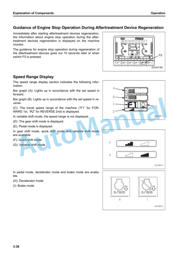 Alternative view of Komatsu D61EX-24, D61PX-24 Bull Dozer Operation and Maintenance Manual TEN01124-02
