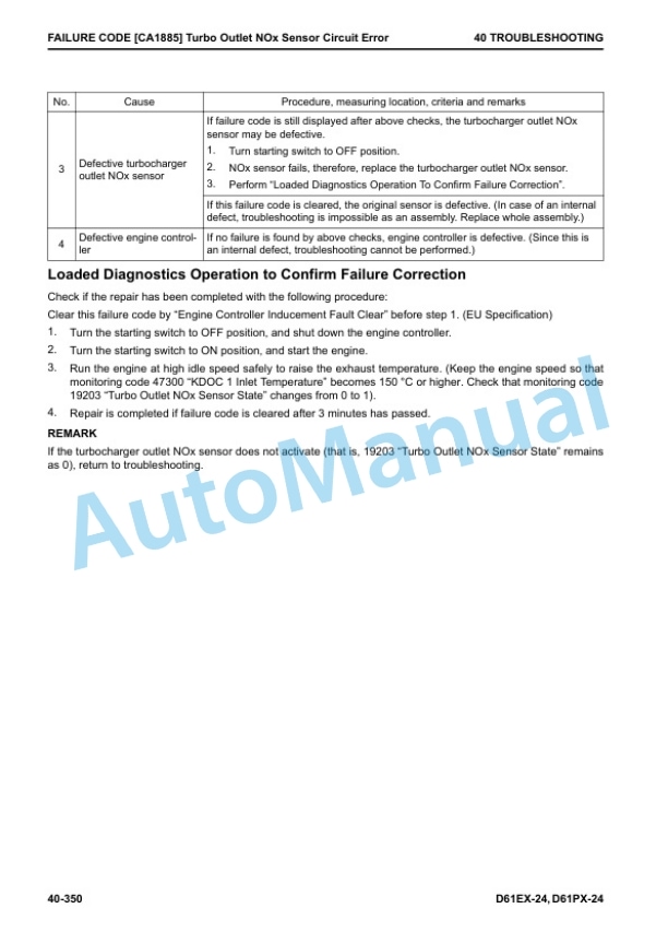 Komatsu D61EX-24, D61PX-24 Bull Dozer Shop Manual KEBM657700 3 Komatsu D61EX-24, D61PX-24 Bull Dozer Shop Manual KEBM657700 - Image 3