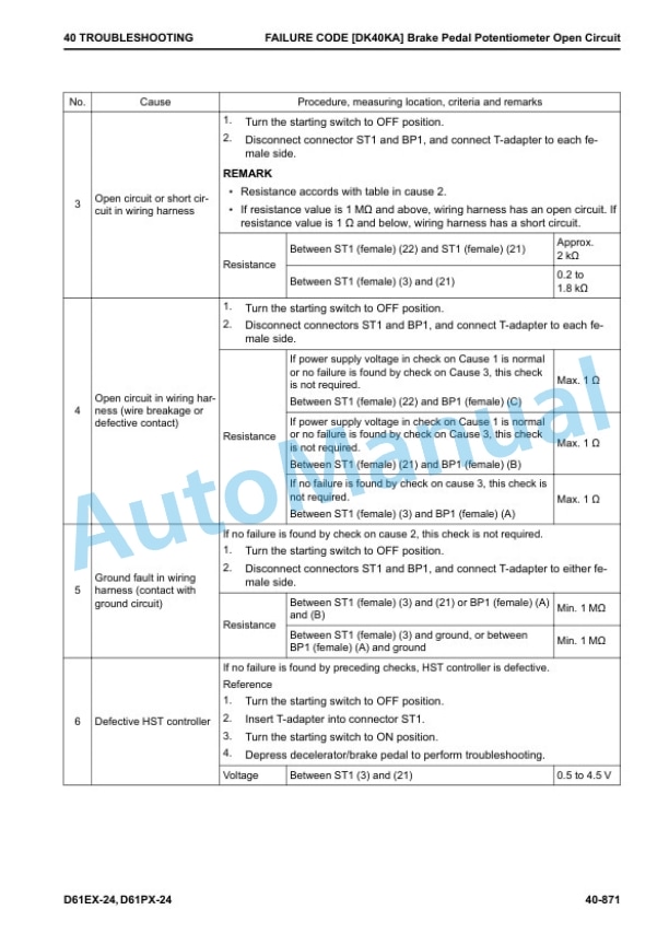 Komatsu D61EX-24, D61PX-24 Bull Dozer Shop Manual KEBM657700 4 Komatsu D61EX-24, D61PX-24 Bull Dozer Shop Manual KEBM657700 - Image 4