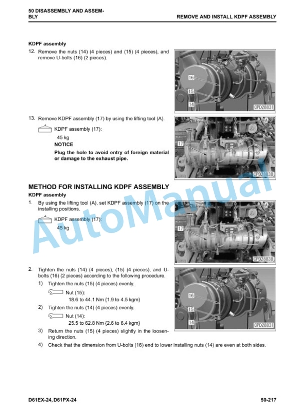 Komatsu D61EX-24, D61PX-24 Bull Dozer Shop Manual SEN06577-02 5 Komatsu D61EX-24, D61PX-24 Bull Dozer Shop Manual SEN06577-02 - Image 5