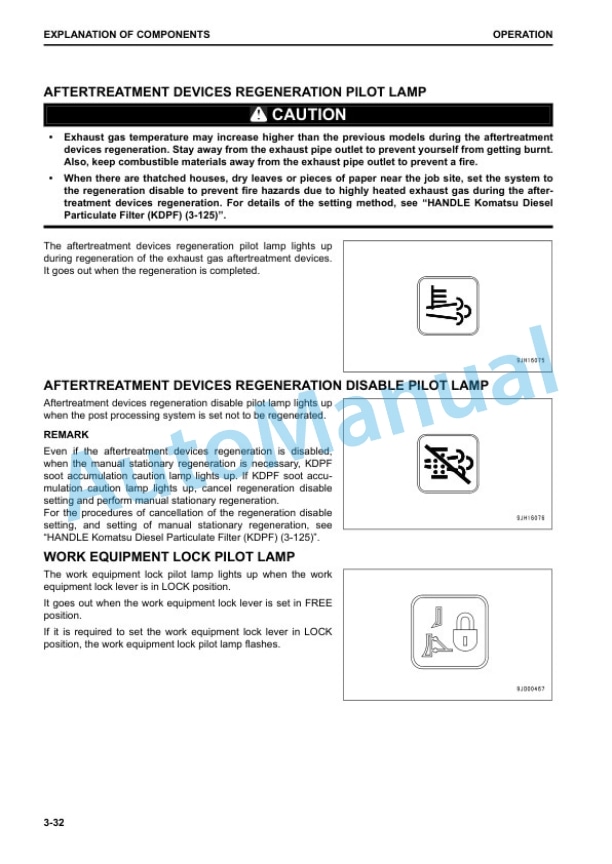 Alternative view of Komatsu D61EX-24, D61PX-24, D61EXi-24, D61PXi-24 Bull Dozer Operation and Maintenance Manual KEAM070900