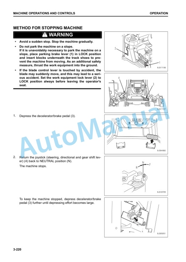Komatsu D61EX-24E0, D61PX-24E0 Bull Dozer Operation and Maintenance Manual EENAM03973 4 Komatsu D61EX-24E0, D61PX-24E0 Bull Dozer Operation and Maintenance Manual EENAM03973 - Image 4