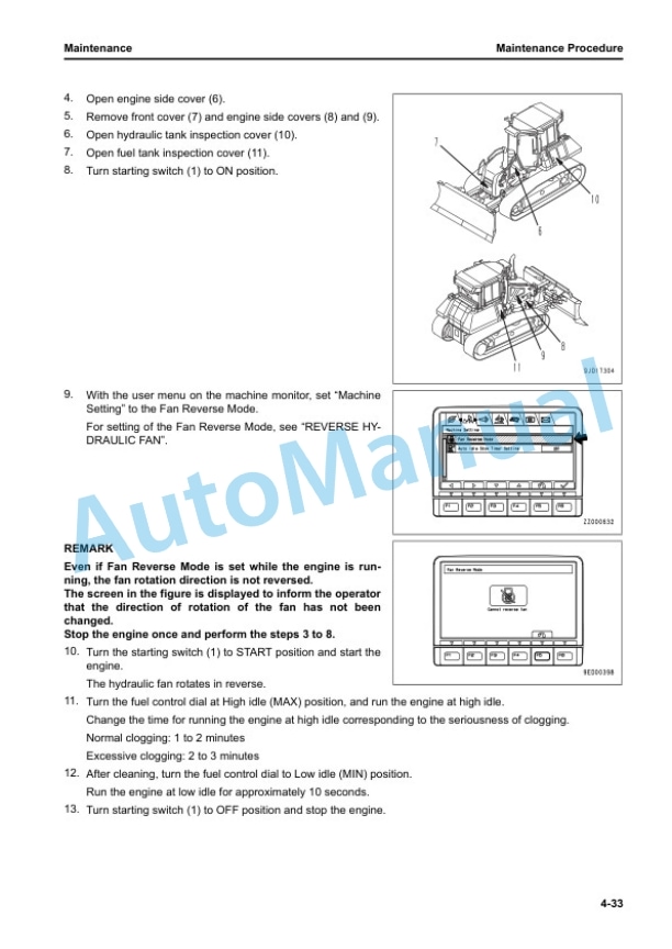 Komatsu D61EX-24E0, D61PX-24E0 Bull Dozer Operation and Maintenance Manual EENAM03974 5 Komatsu D61EX-24E0, D61PX-24E0 Bull Dozer Operation and Maintenance Manual EENAM03974 - Image 5