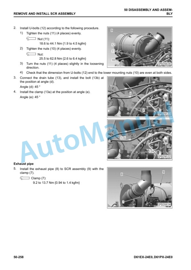 Komatsu D61EX-24E0, D61PX-24E0 Bull Dozer Shop Manual SEN06797-00 5 Komatsu D61EX-24E0, D61PX-24E0 Bull Dozer Shop Manual SEN06797-00 - Image 5