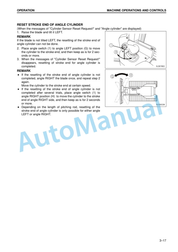 Alternative view of Komatsu D61EXi-23, D61PXi-23 Bull Dozer Operation and Maintenance Manual EENAM03321