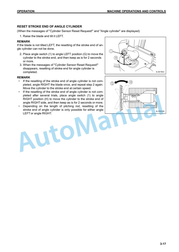 Alternative view of Komatsu D61EXi-23, D61PXi-23 Bull Dozer Operation and Maintenance Manual TEN00616-04