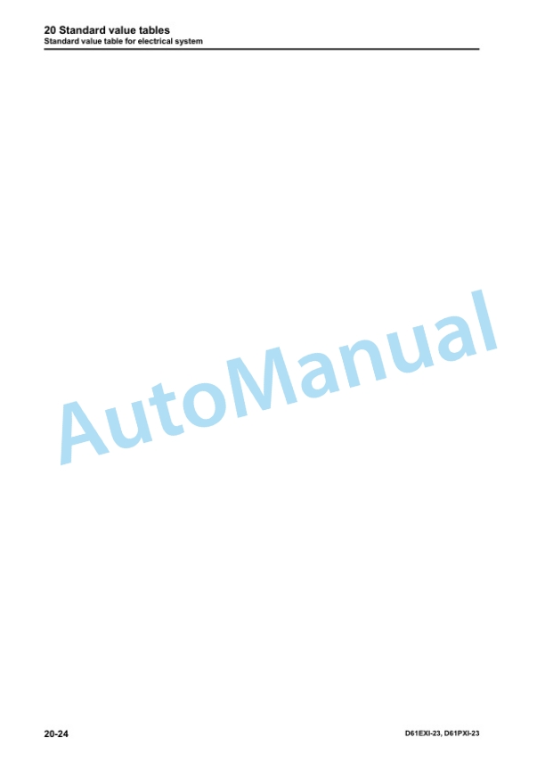 Alternative view of Komatsu D61EXi-23, D61PXi-23 Bull Dozer Shop Manual SEN06256-11