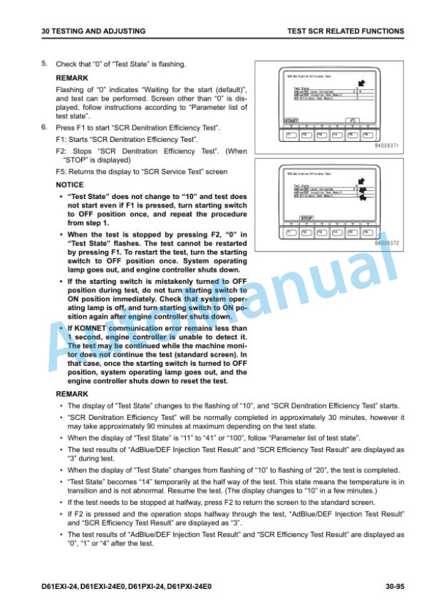 Alternative view of Komatsu D61EXi-24, D61EXi-24E0, D61PXi-24, D61PXi-24E0 Bull Dozer Shop Manual SEN06856-04